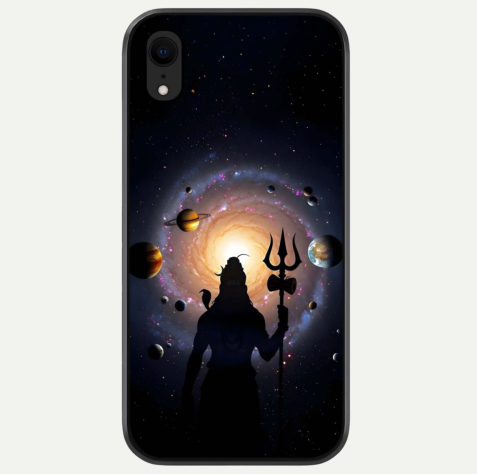 Galactic Shiva Vision Glass Case For iPhone Xr by Custom World