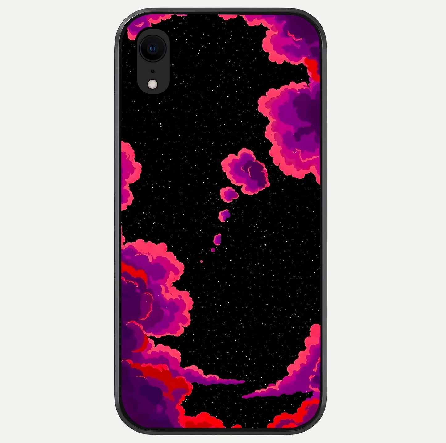 Galaxy Dream Frame Glass Case For iPhone Xr by Custom World