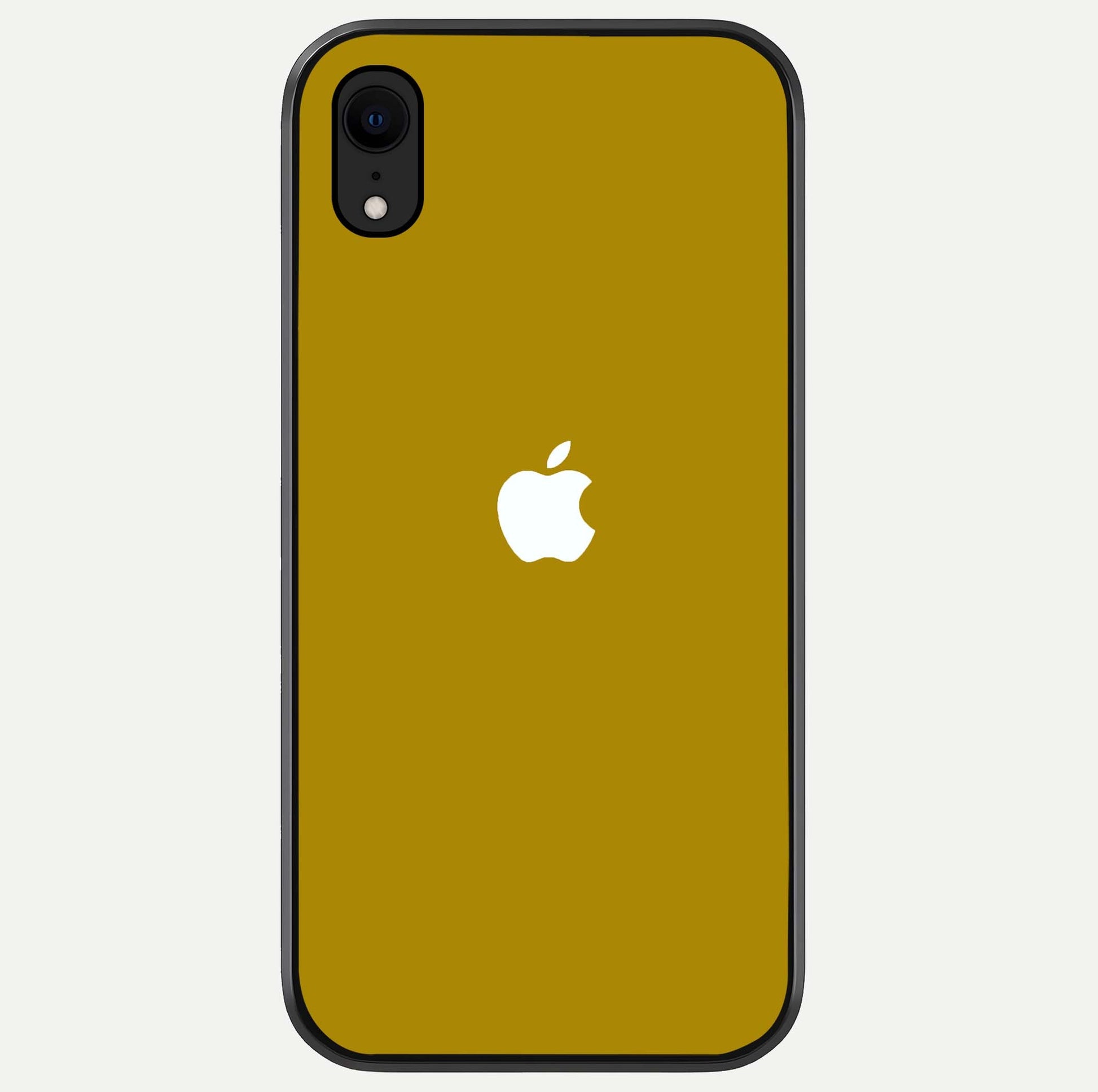 Golden Luxe Aura Glass Case For iPhone Xr by Custom World