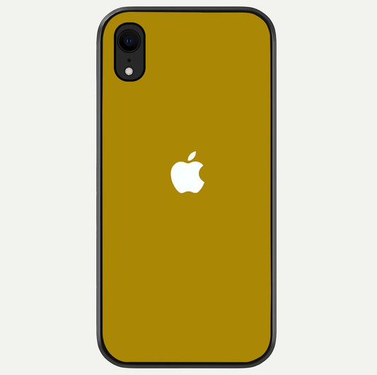 Golden Luxe Aura Glass Case For iPhone Xr by Custom World