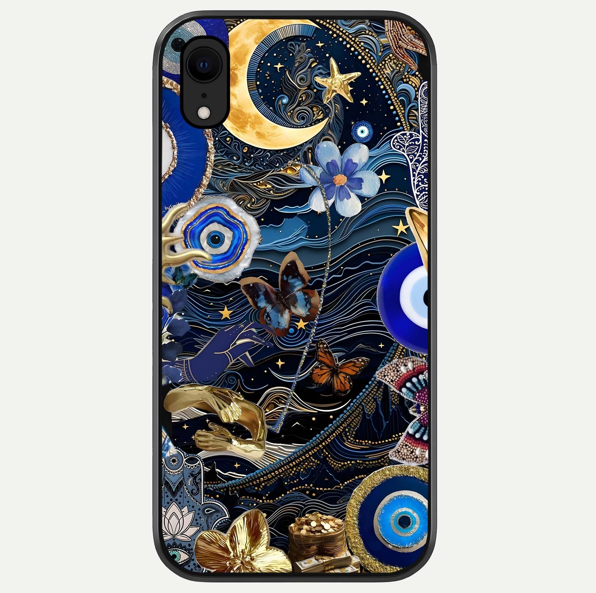 Golden Moon Magic Glass Case For iPhone Xr by Custom World