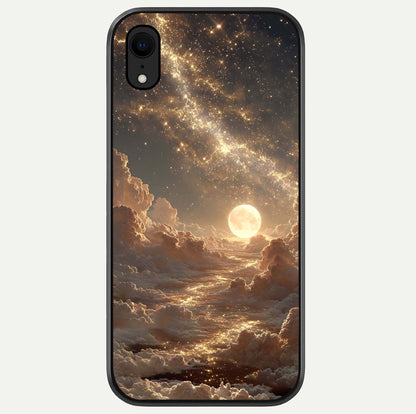 Golden Sky Dream Glass Case For iPhone Xr by Custom World