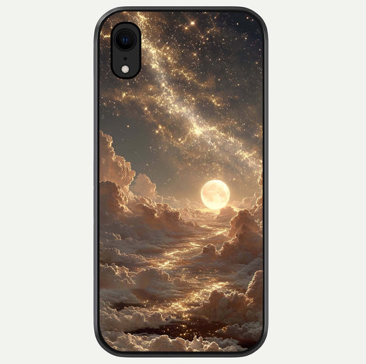 Golden Sky Dream Glass Case For iPhone Xr by Custom World