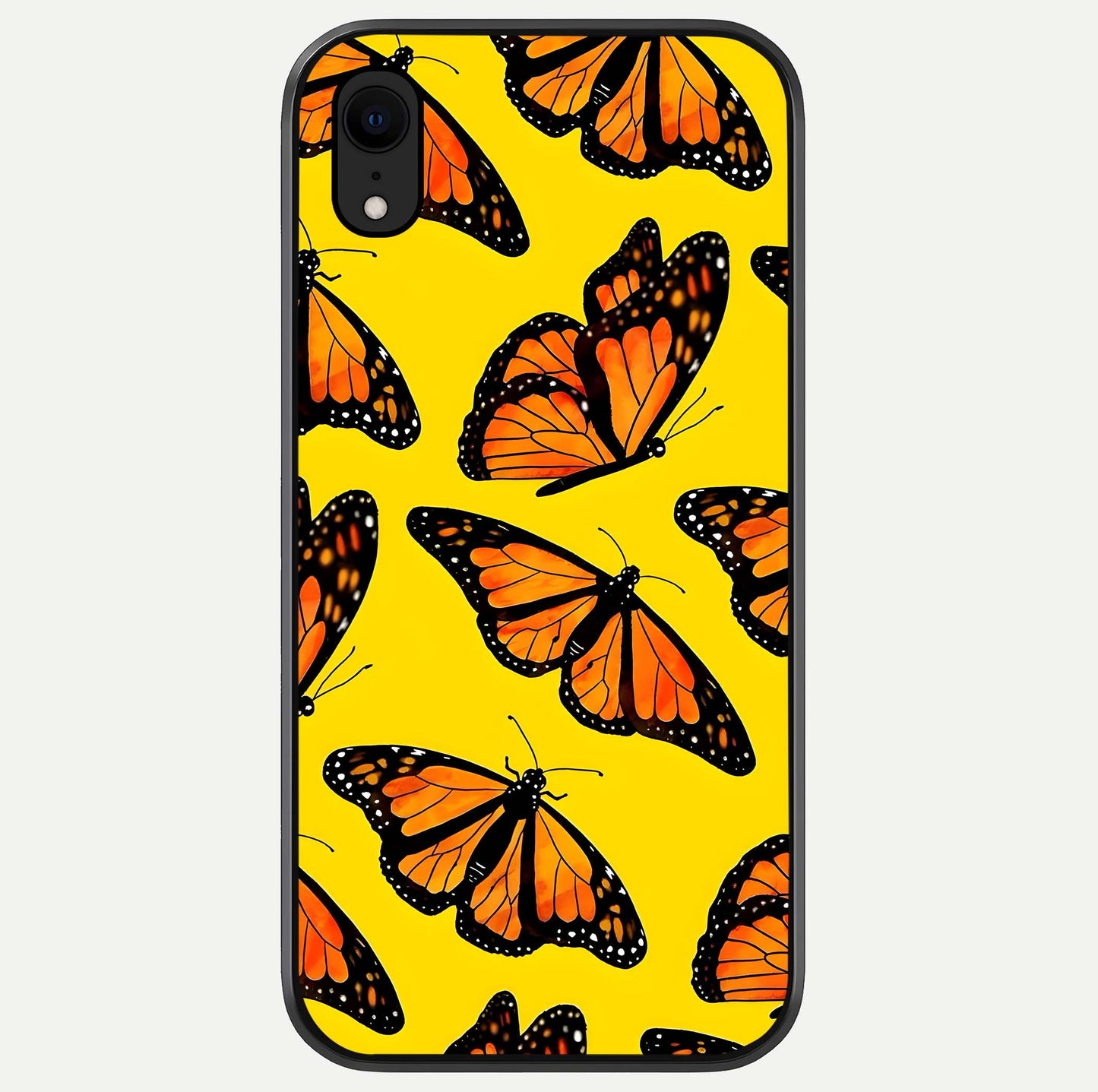 Golden Wing Flight Glass Case For iPhone Xr by Custom World