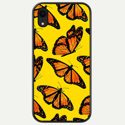 Golden Wing Flight Glass Case For iPhone Xr by Custom World