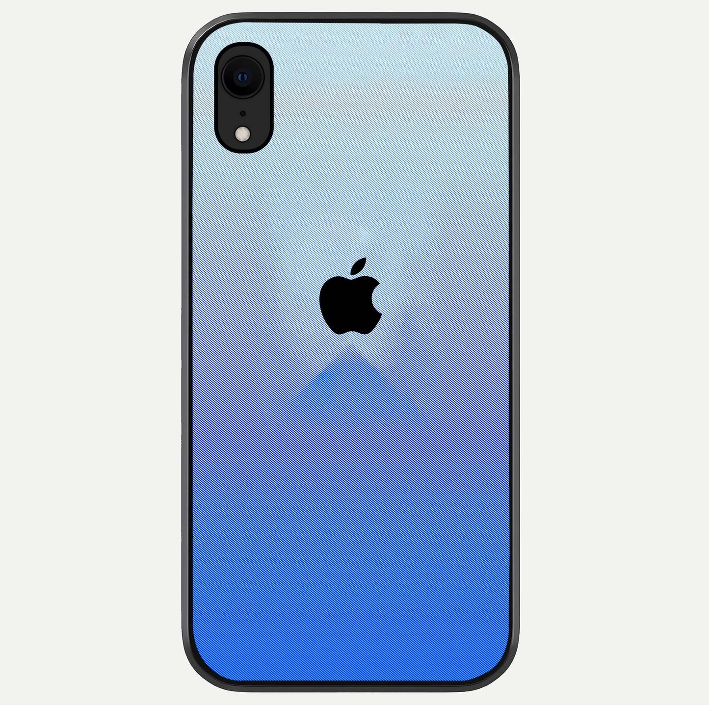 Gradient Apple Vibe Glass Case For iPhone Xr by Custom World
