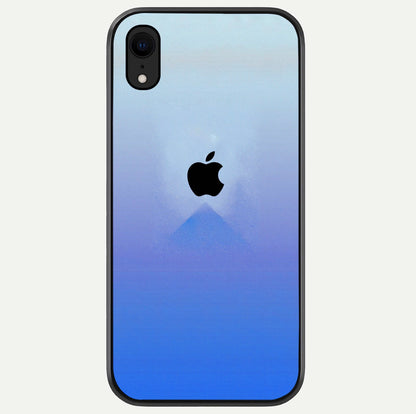 Gradient Apple Vibe Glass Case For iPhone Xr by Custom World