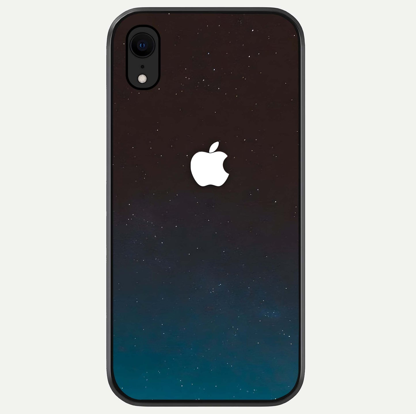 Green Emerald Apple Logo Glass Case For iPhone Xr by Custom World