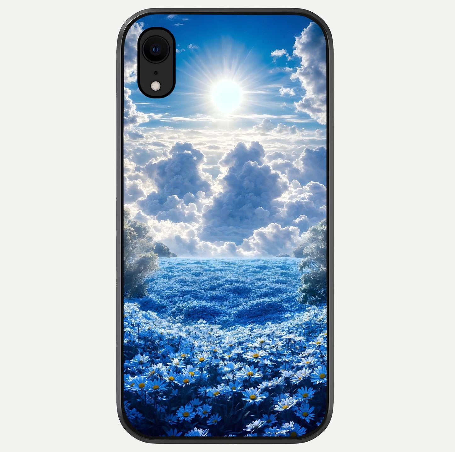 Heavenly Daisy Horizon Glass Case For iPhone Xr by Custom World