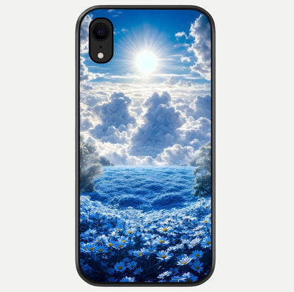 Heavenly Daisy Horizon Glass Case For iPhone Xr by Custom World