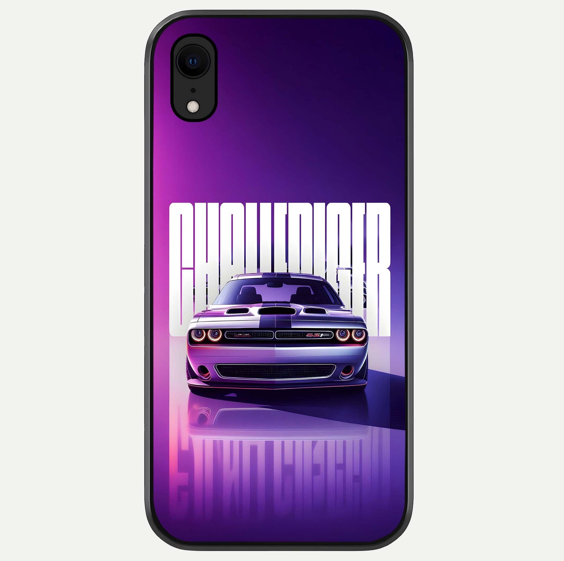 Midnight Muscle Ride Glass Case For iPhone Xr by Custom World