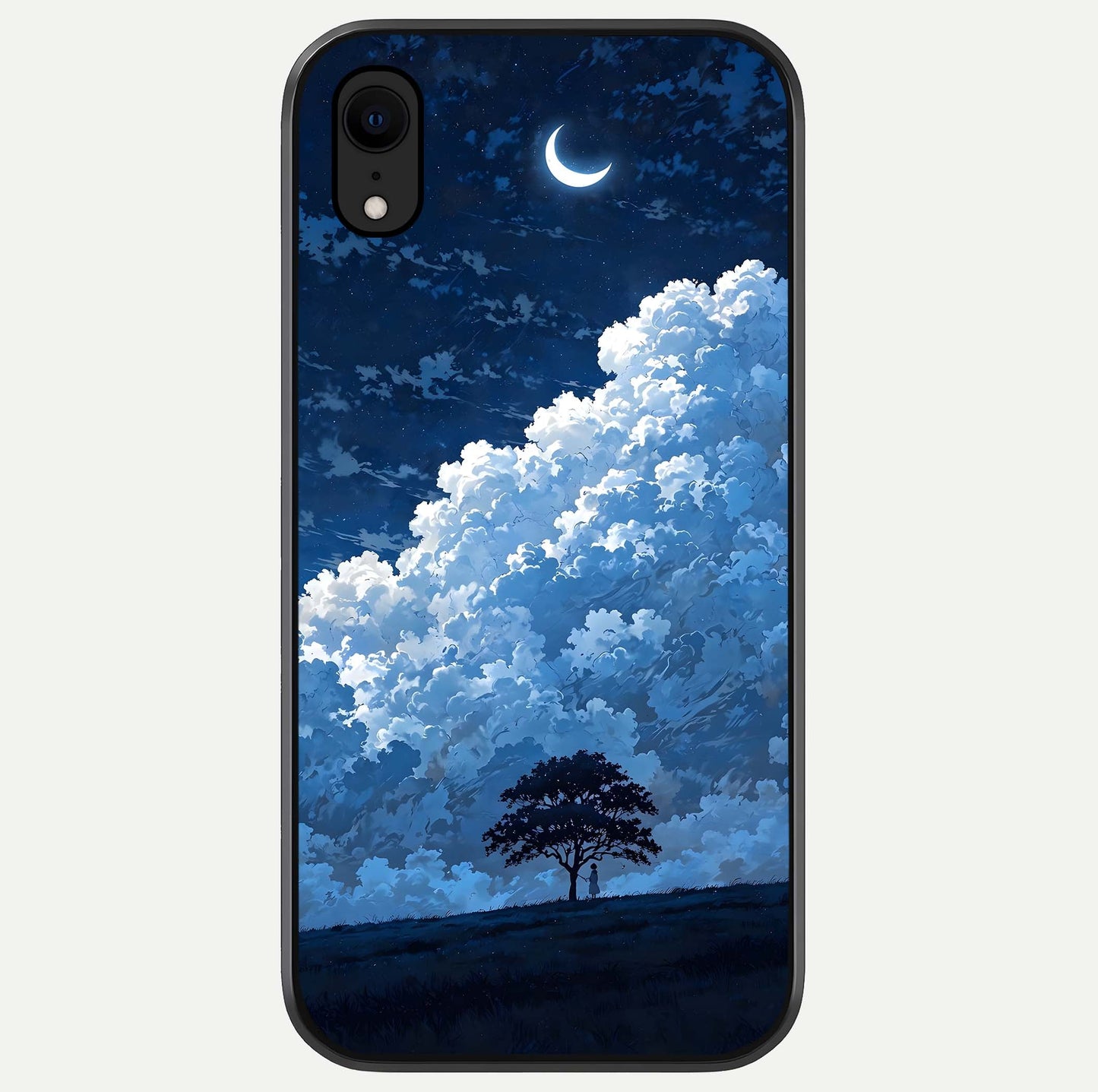 Midnight Sky Serenity Glass Case For iPhone Xr by Custom World