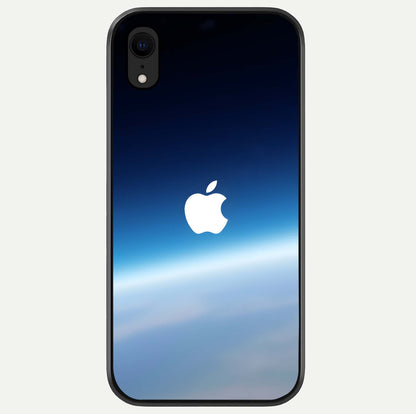 Minimal Apple Sky Glass Case For iPhone Xr by Custom World