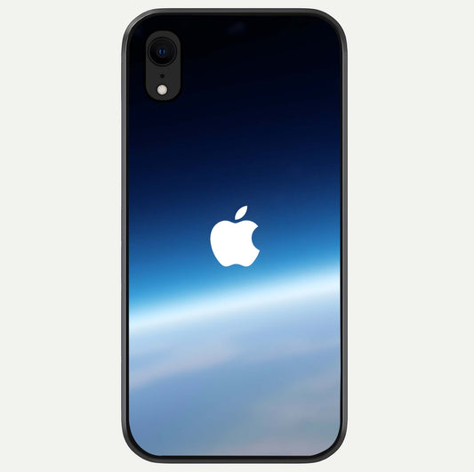 Minimal Apple Sky Glass Case For iPhone Xr by Custom World