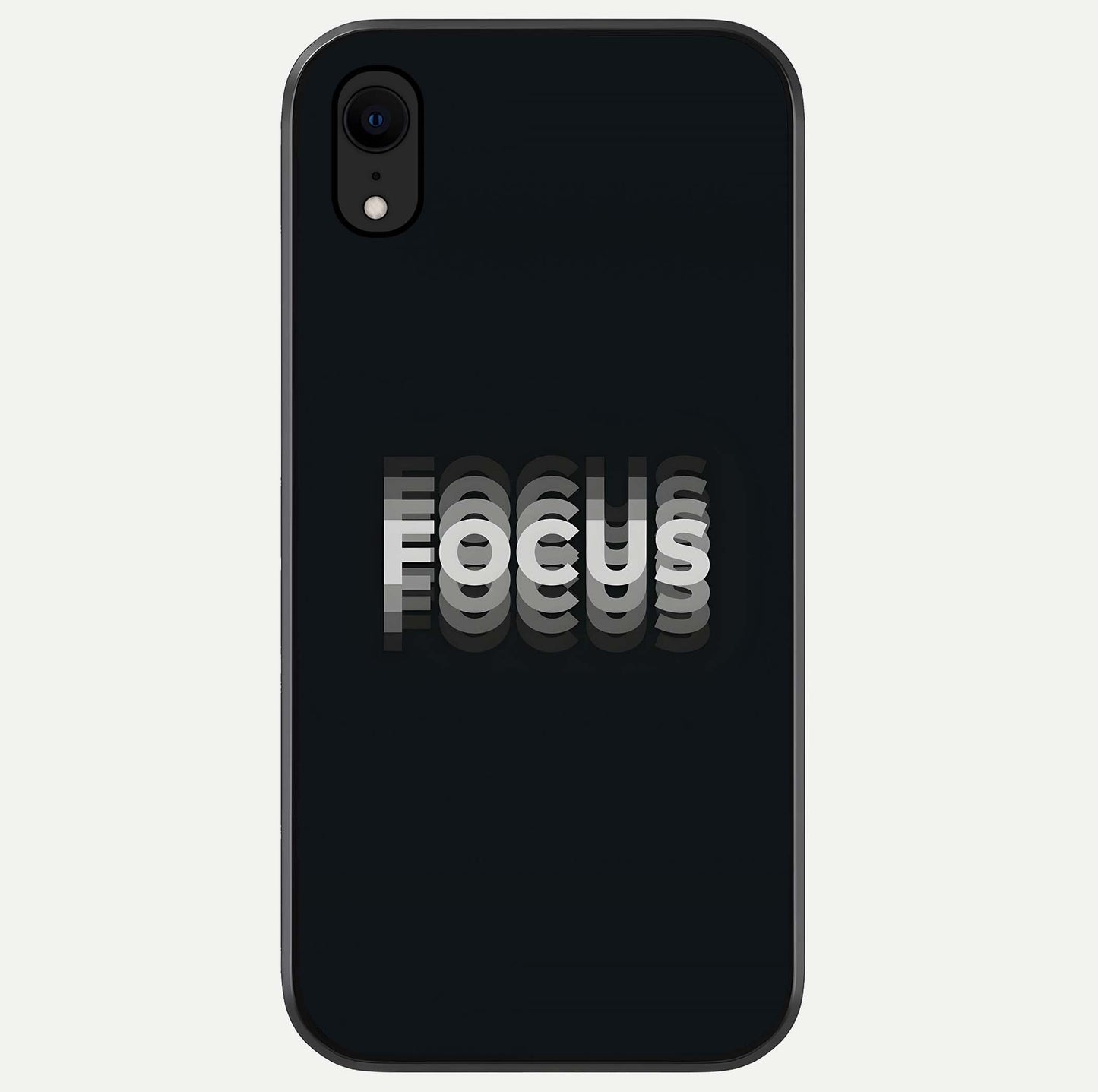Mono Focus Vision Glass Case For iPhone Xr by Custom World