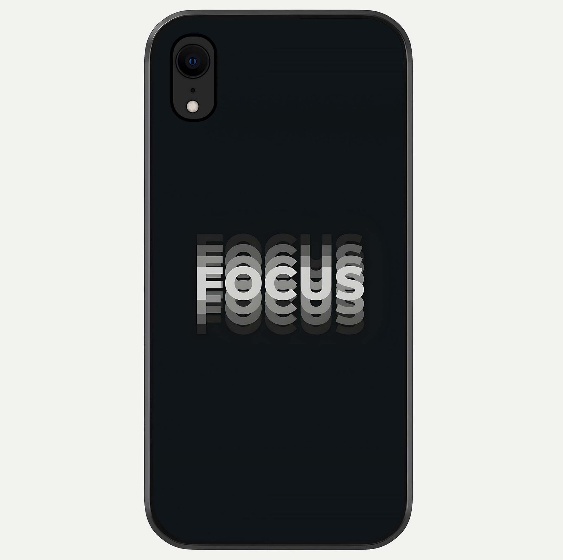 Mono Focus Vision Glass Case For iPhone Xr by Custom World
