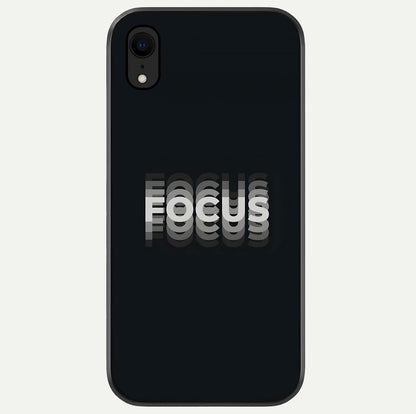 Mono Focus Vision Glass Case For iPhone Xr by Custom World