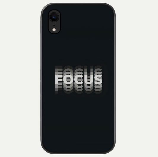 Mono Focus Vision Glass Case For iPhone Xr by Custom World