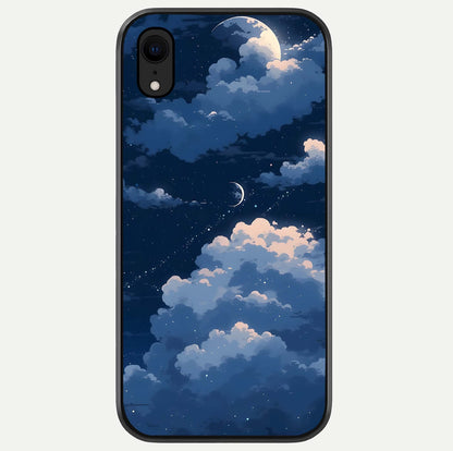 Moon Dream Haze Glass Case For iPhone Xr by Custom World