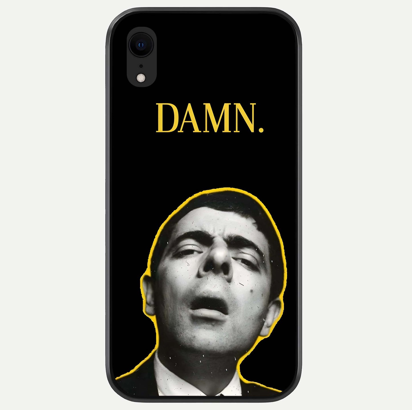 Mr Bean Damn Glass Case For iPhone Xr by Custom World
