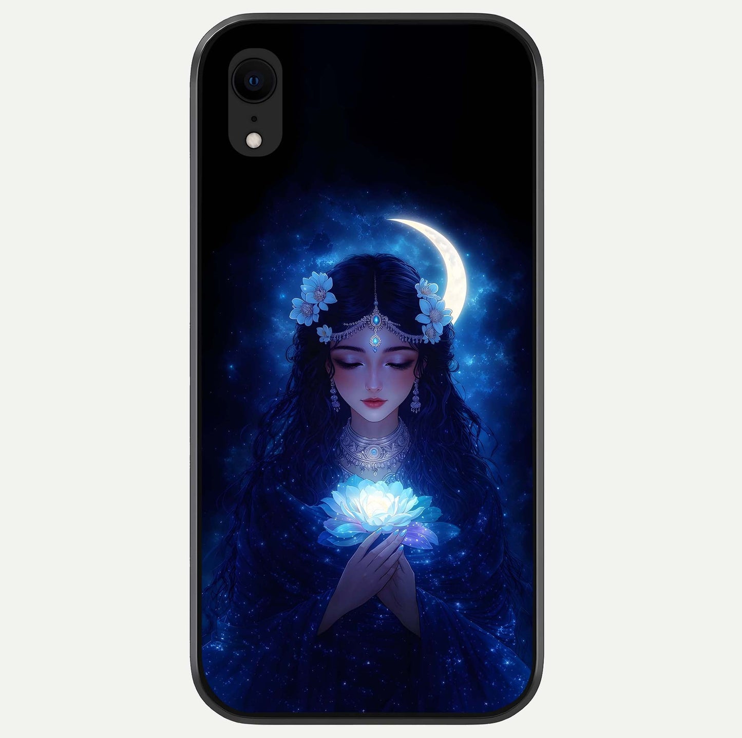 Mystic Moon Queen Glass Case For iPhone Xr by Custom World