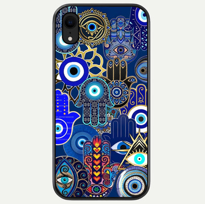 Mystic Palm Guard Glass Case For iPhone Xr by Custom World