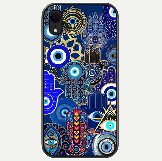 Mystic Palm Guard Glass Case For iPhone Xr by Custom World
