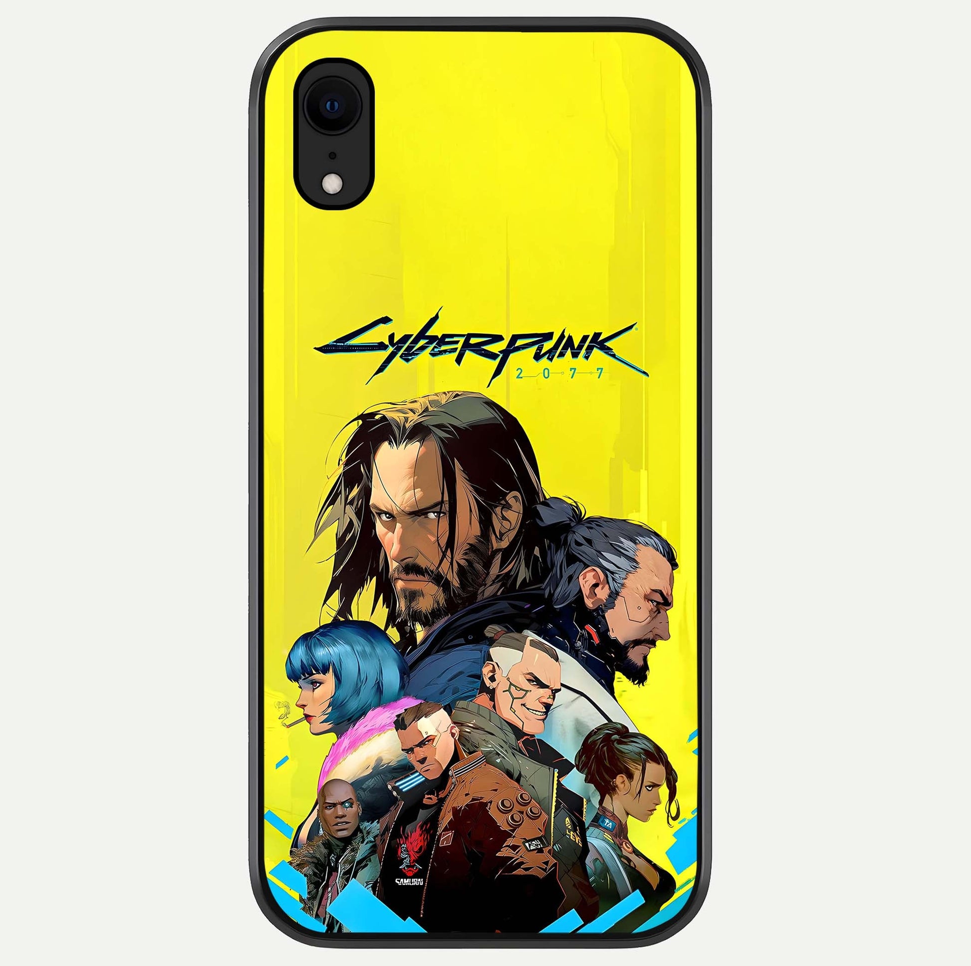 Neon Rebel Genesis Glass Case For iPhone Xr by Custom World