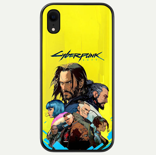 Neon Rebel Genesis Glass Case For iPhone Xr by Custom World