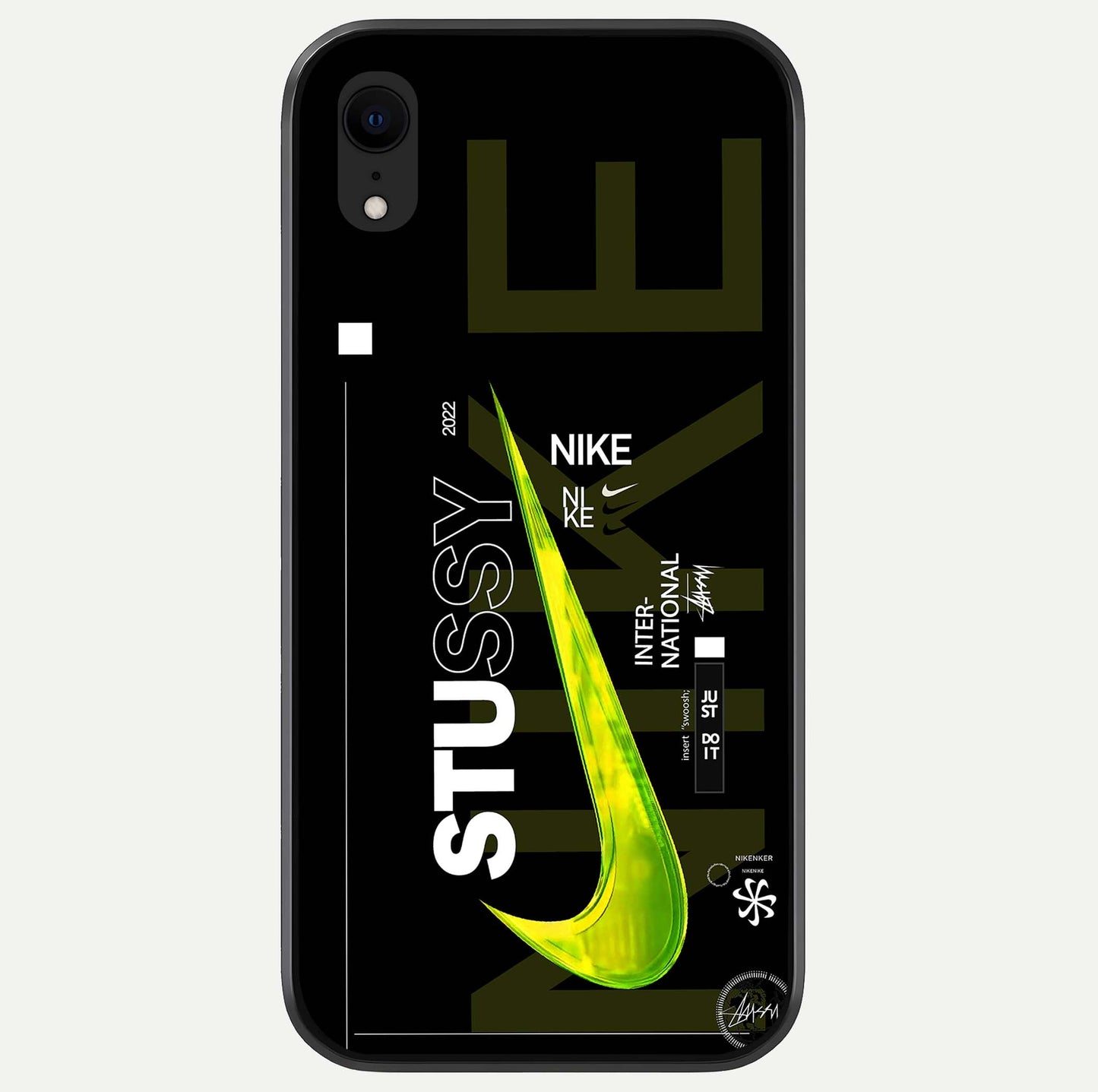 Neon Street Edition Glass Case For iPhone Xr by Custom World