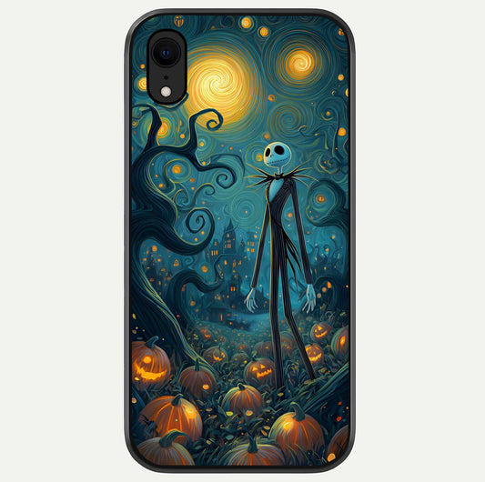 Pumpkin Moonlight Tale Glass Case For iPhone Xr by Custom World