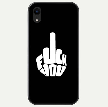Rebel Mode On Glass Case For iPhone Xr by Custom World