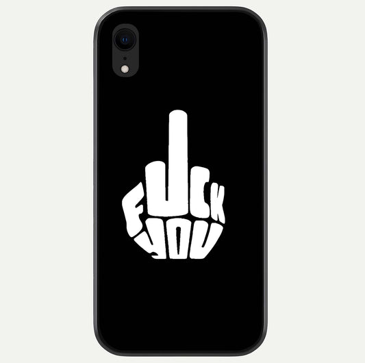 Rebel Mode On Glass Case For iPhone Xr by Custom World
