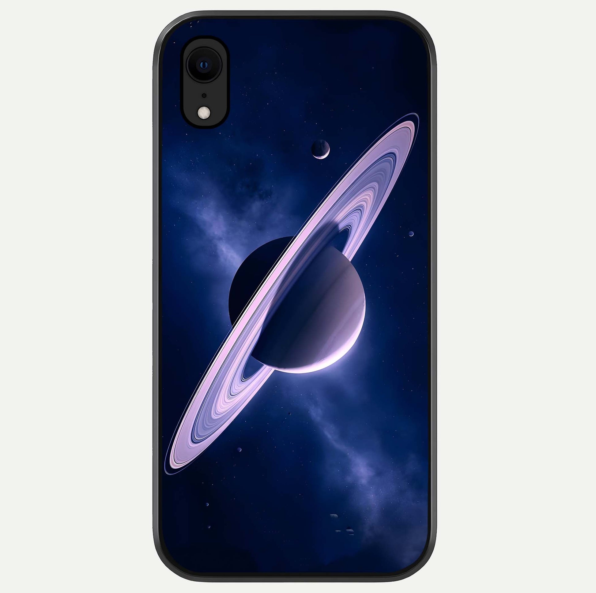 Saturn Ring Mystique Glass Case For iPhone Xr by Custom World