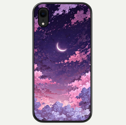 Sky Drift Clouds Glass Case For iPhone Xr by Custom World