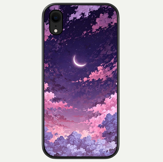 Sky Drift Clouds Glass Case For iPhone Xr by Custom World