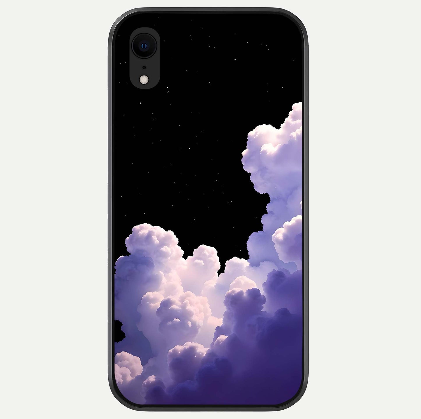 Starlit Night Whispers Glass Case For iPhone Xr by Custom World