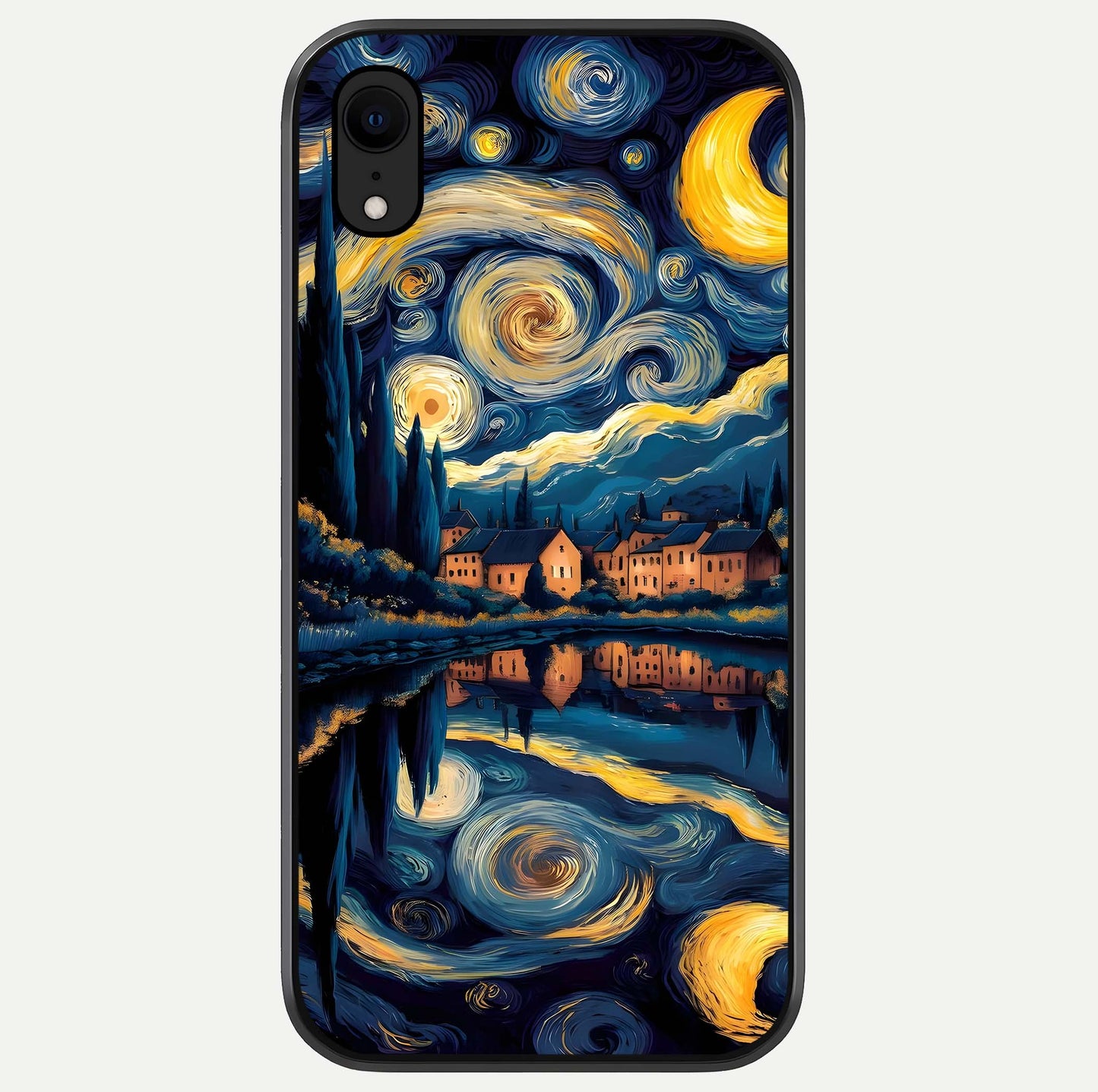 Starry Sky Serenity Glass Case For iPhone Xr by Custom World