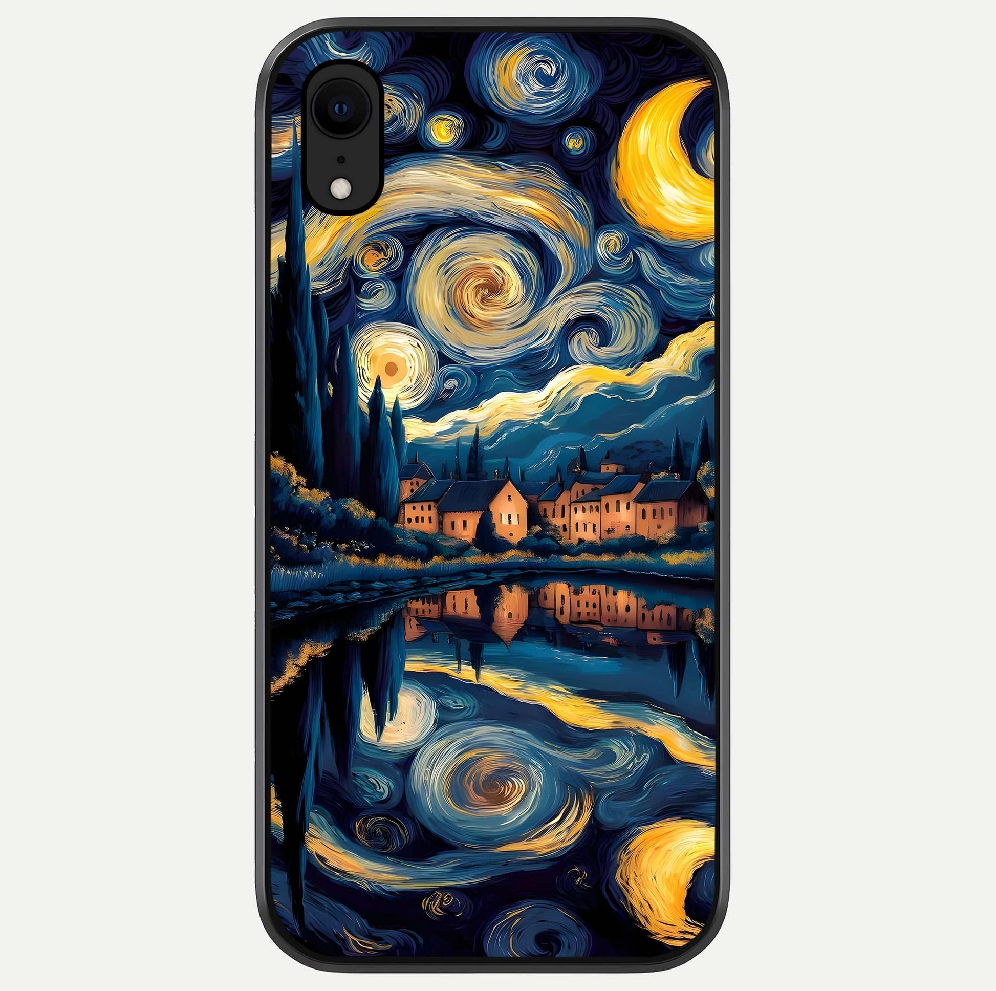 Starry Sky Serenity Glass Case For iPhone Xr by Custom World