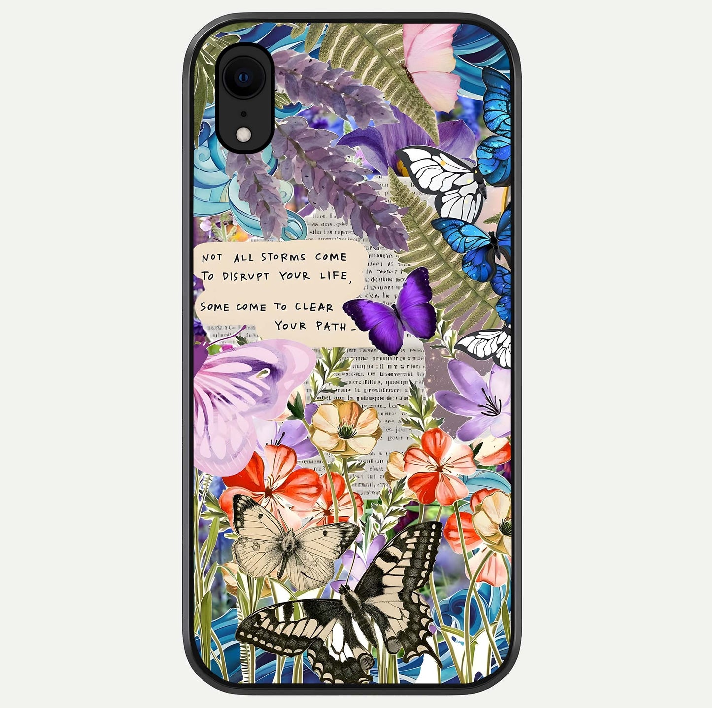 Storm Path Bloom Glass Case For iPhone Xr by Custom World