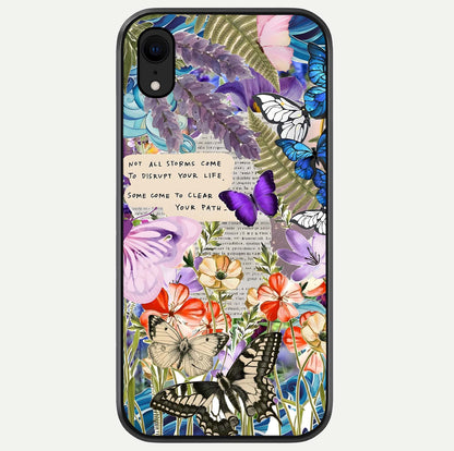 Storm Path Bloom Glass Case For iPhone Xr by Custom World
