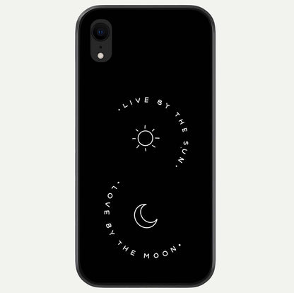 Sun Moon Balance Glass Case For iPhone Xr by Custom World