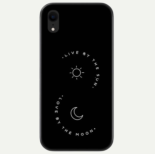 Sun Moon Balance Glass Case For iPhone Xr by Custom World