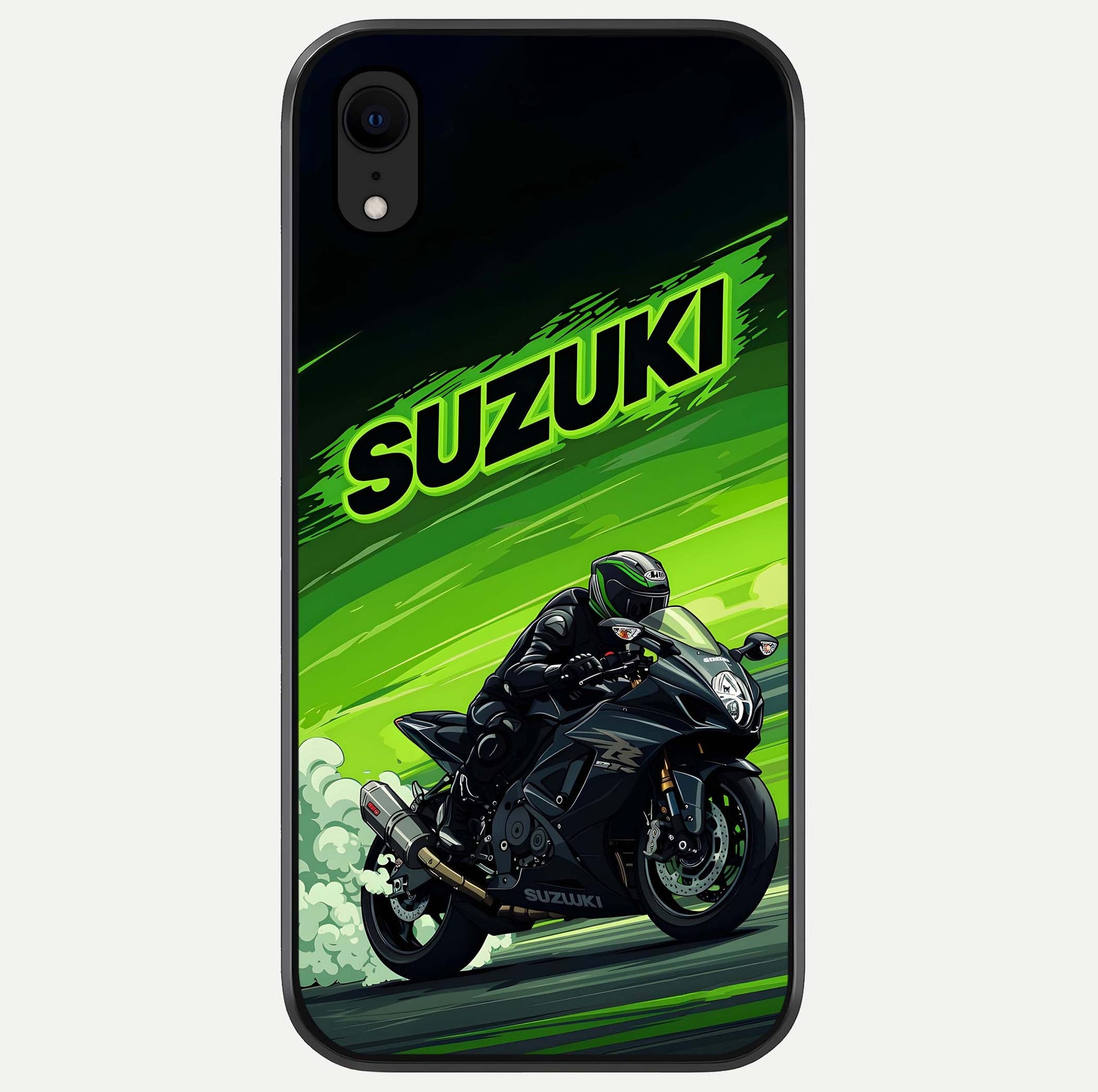 Suzuki Speed Beast Glass Case For iPhone Xr by Custom World