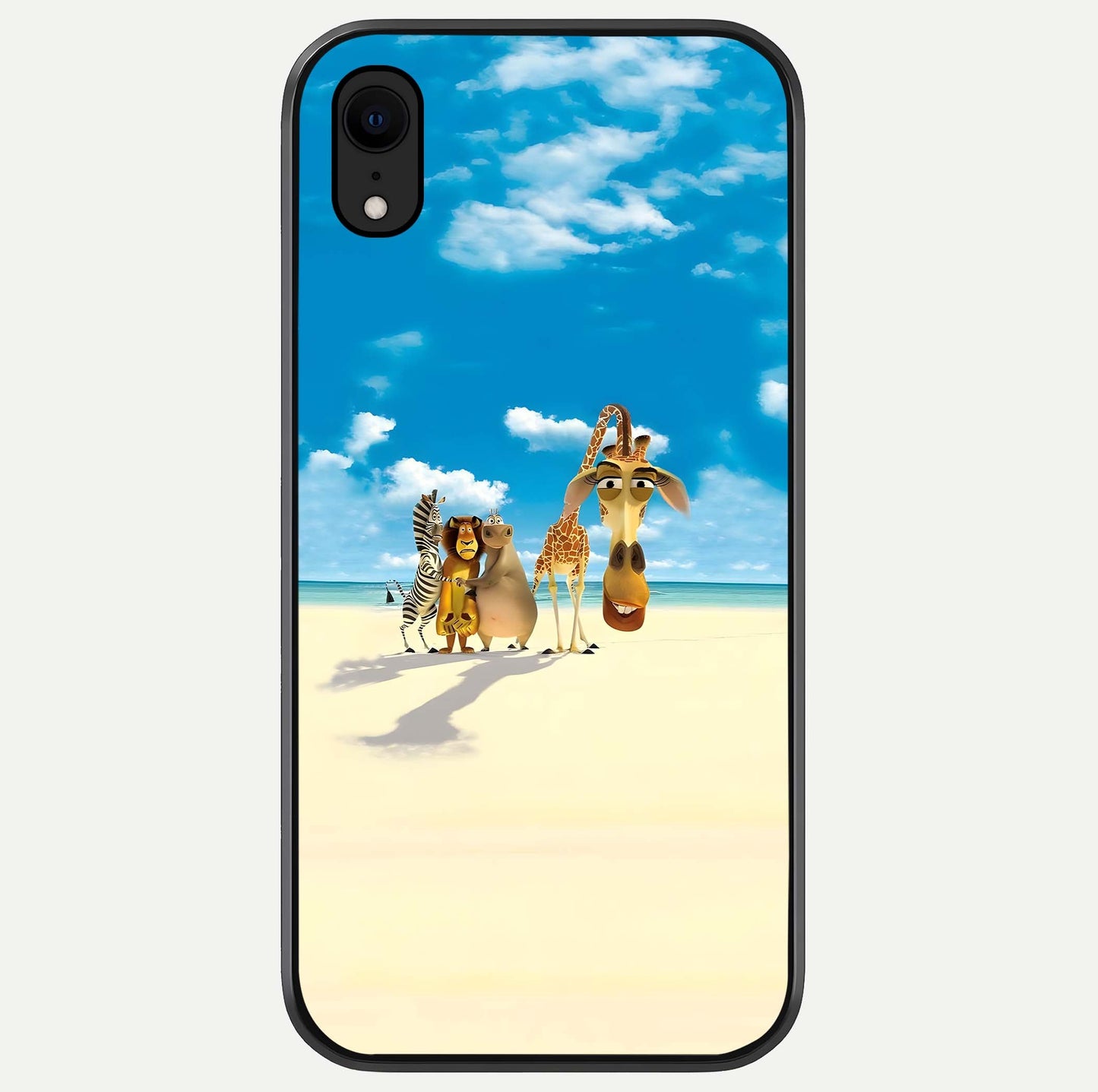 Tropical Fun Squad Glass Case For iPhone Xr by Custom World
