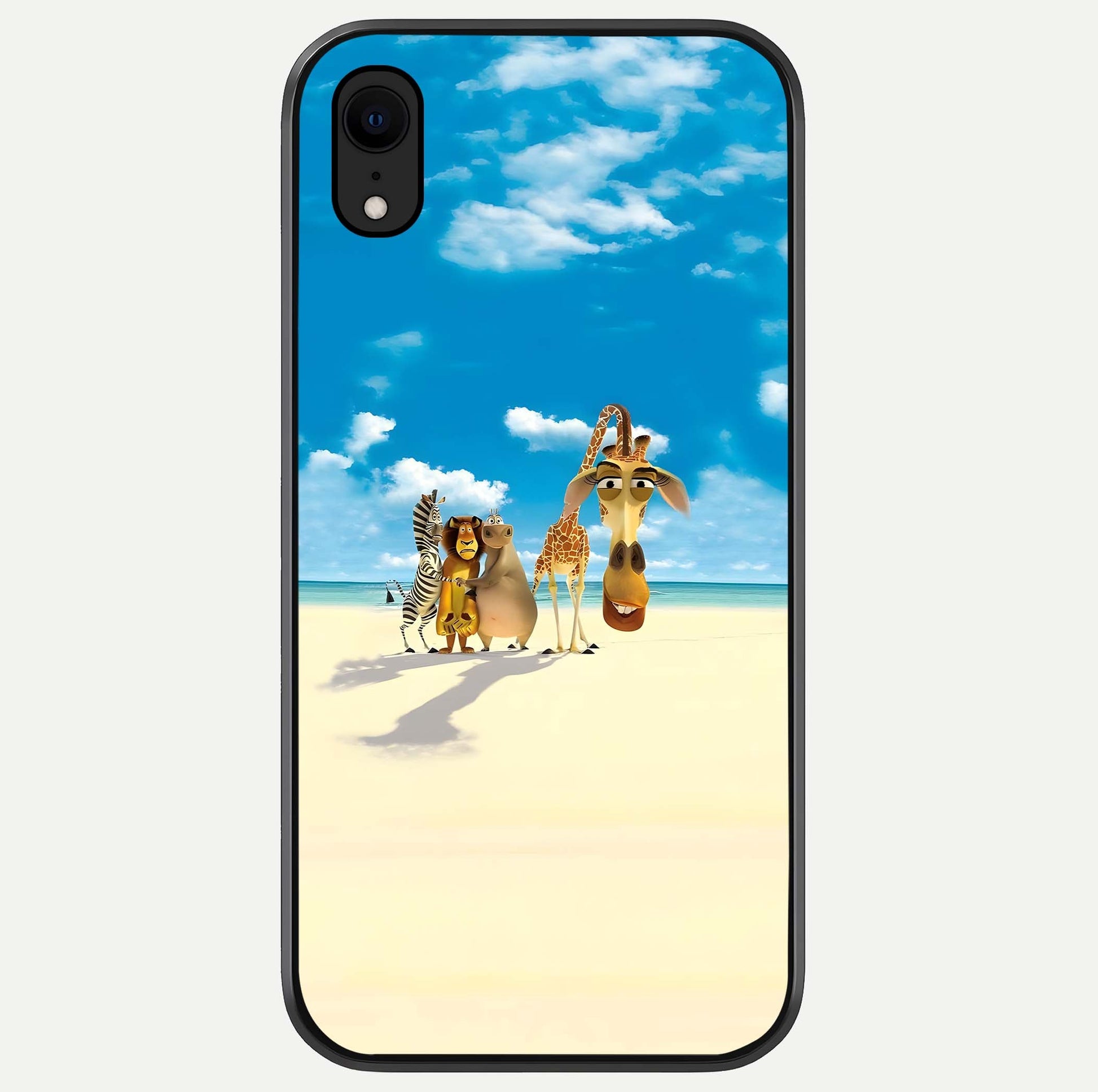 Tropical Fun Squad Glass Case For iPhone Xr by Custom World