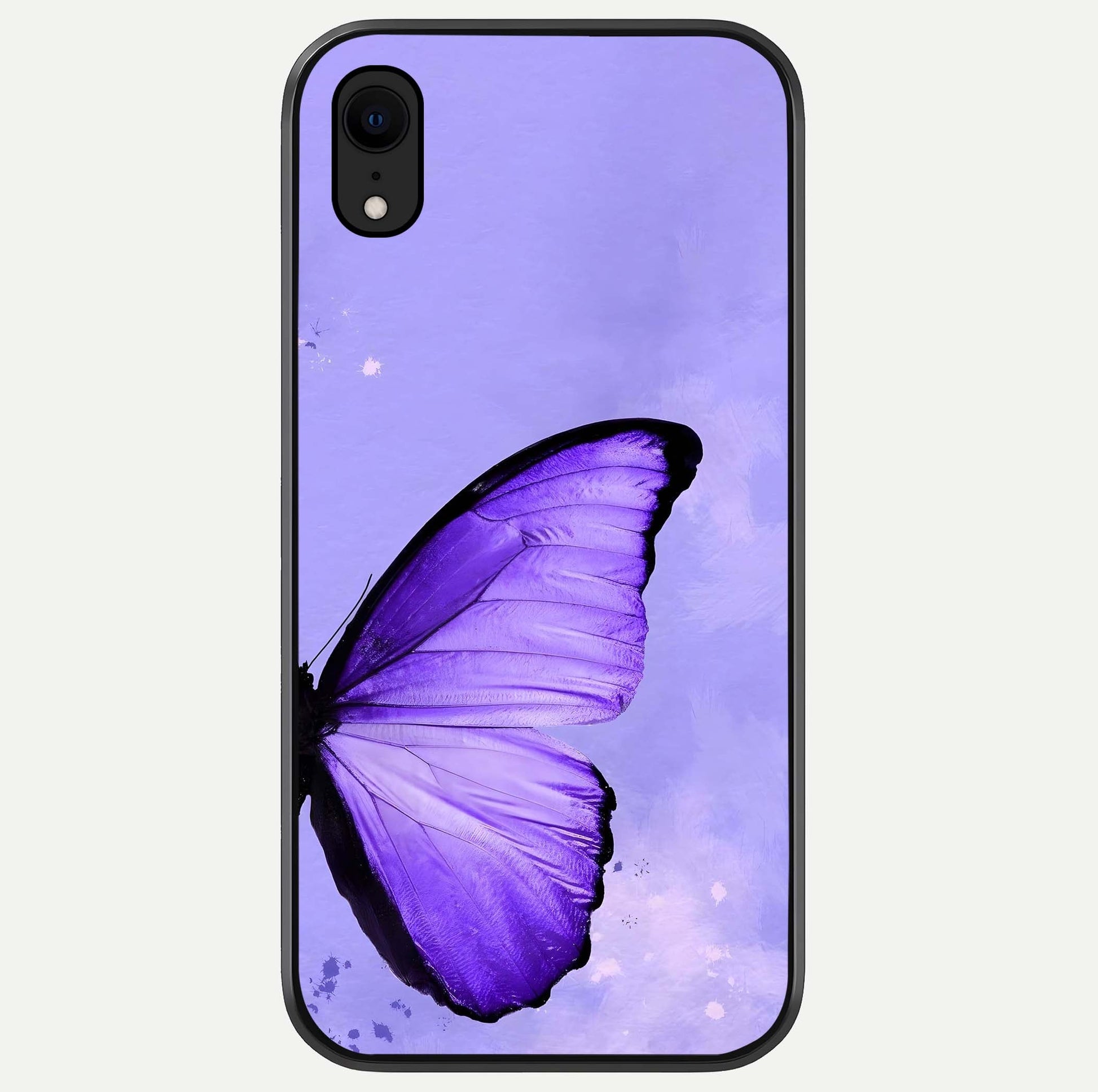 Violet Dream Wing Glass Case For iPhone 16 Pro by Custom World
