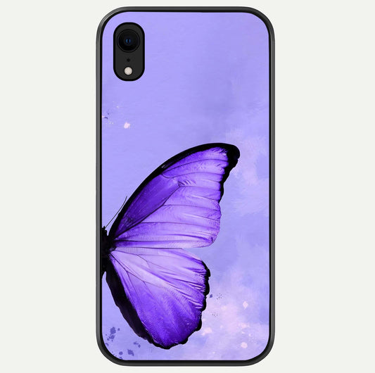Violet Dream Wing Glass Case For iPhone 16 Pro by Custom World