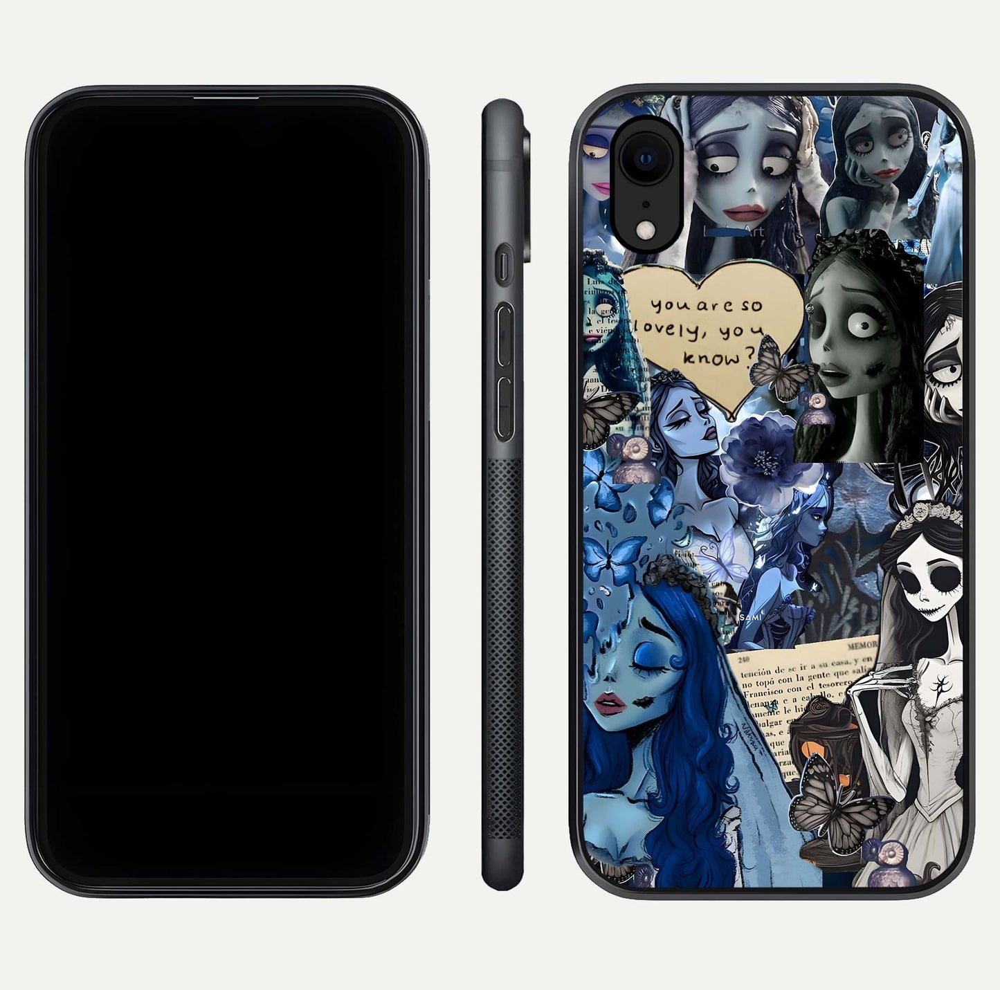 Corpse Bride Posters Glass Case for iPhone Xr dual-view layout displaying cinematic tones and HD finish