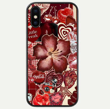 Aesthetic Little Freak Glass Case For iPhone 16 Pro by Custom World